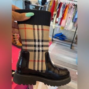 Burberry Knit sock boot
